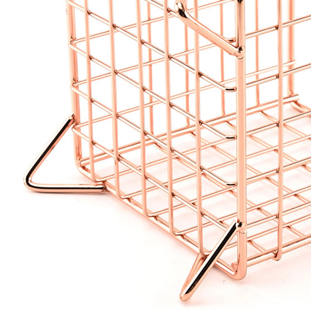 

Iron Mesh Shelf Storage Basket Bathroom Organizer Holder Home Sundries Desktop Storage Basket Rack Canasta De Almacenamiento