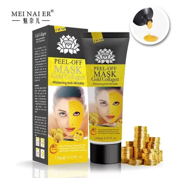 ZANABILI 24K GOLD Active маска для лица осветляющая роскошный спа-салон против старения