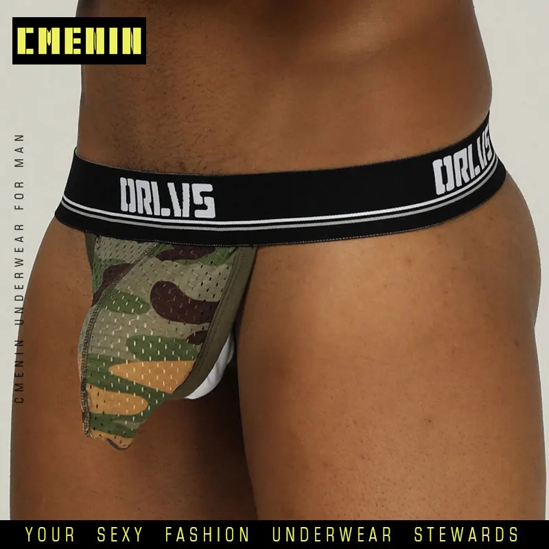 Мужские трусы стринги из сетчатой ткани черные Тонги брифы джоки сексуальное