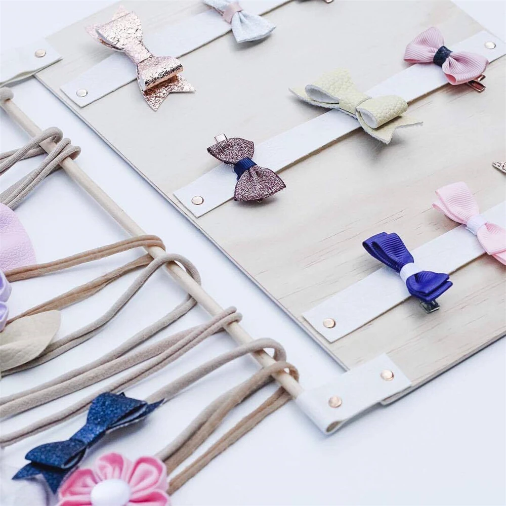 В скандинавском стиле для хранения ювелирных изделий из цельного дерева бант