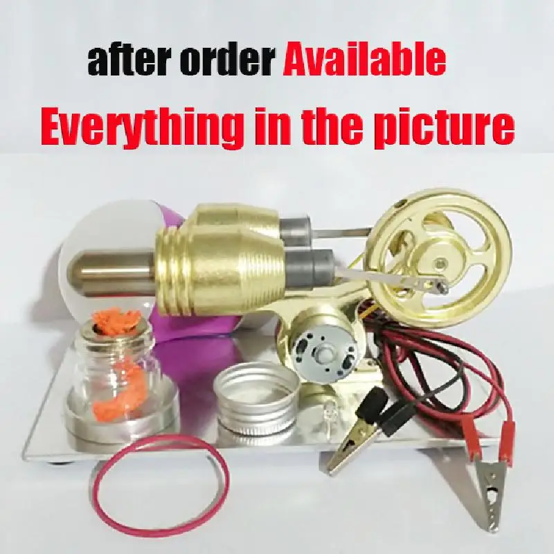 Двигатель Stirling Модель двигателя Новая Технология микро паровой мощности физика