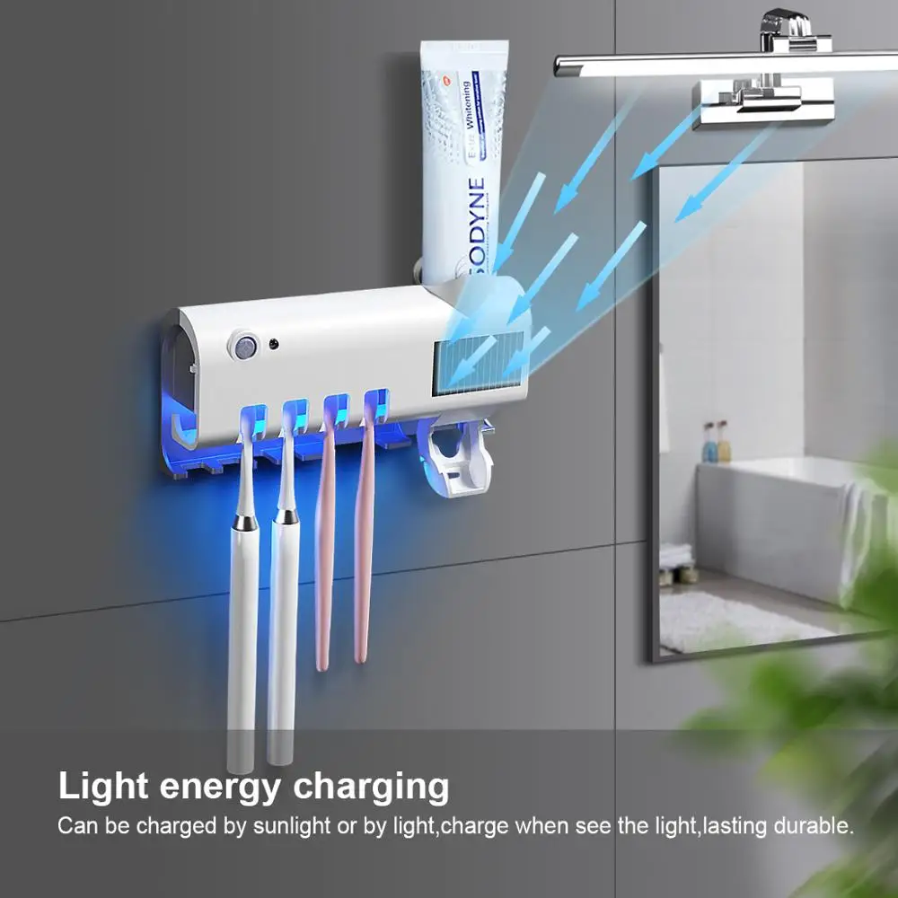 Автоматический УФ-светильник стерилизатор коробка для зубной щетки настенный