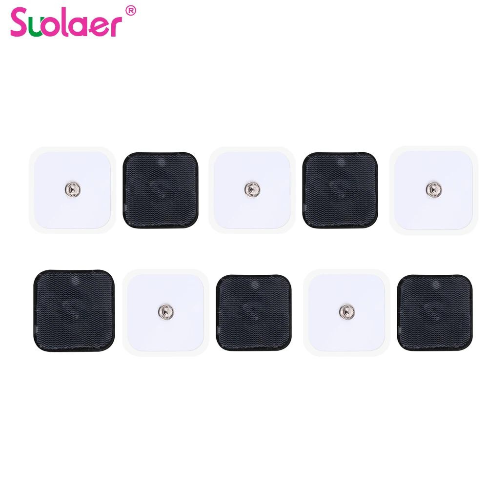 10 шт. десятки стимулятор мышц EMS накладные электроды адгезионные Иглоукалывание