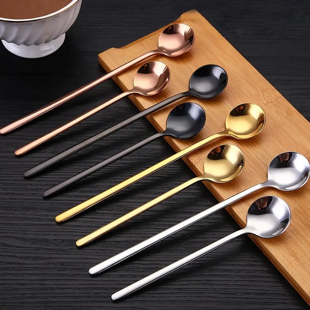 

Coffee Spoons Ice Cream Desser Gold Spoons Stainless Steel Spoon Cutlery Gold Set Unique Gold Dessert Spoon Ettuce Cutlery