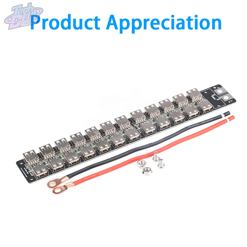 Модуль понижающего питания постоянного тока 24 порта USB-разъем для зарядного