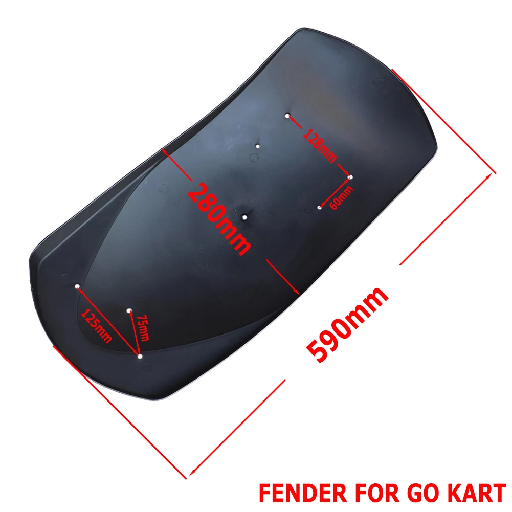 

Rear fender Fit For Go kart ATV mud guard 110cc 125cc 150cc 250cc atv quad accessoires