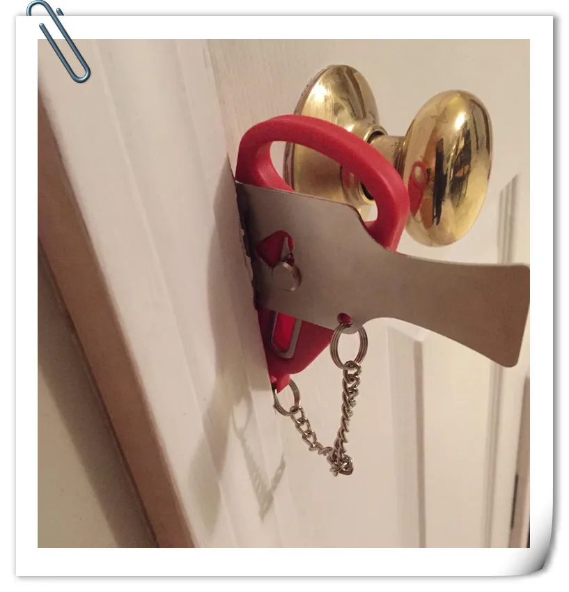 Портативный дверной замок ограничитель стопор из нержавеющей стали 304 скрытые