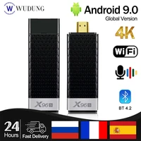 2021 newest x96s android 9 0 smart fast tv box mini pc tv stick ddr4 4gb 32gb amlogic s905y2 2 45g dual wifi bt4 2