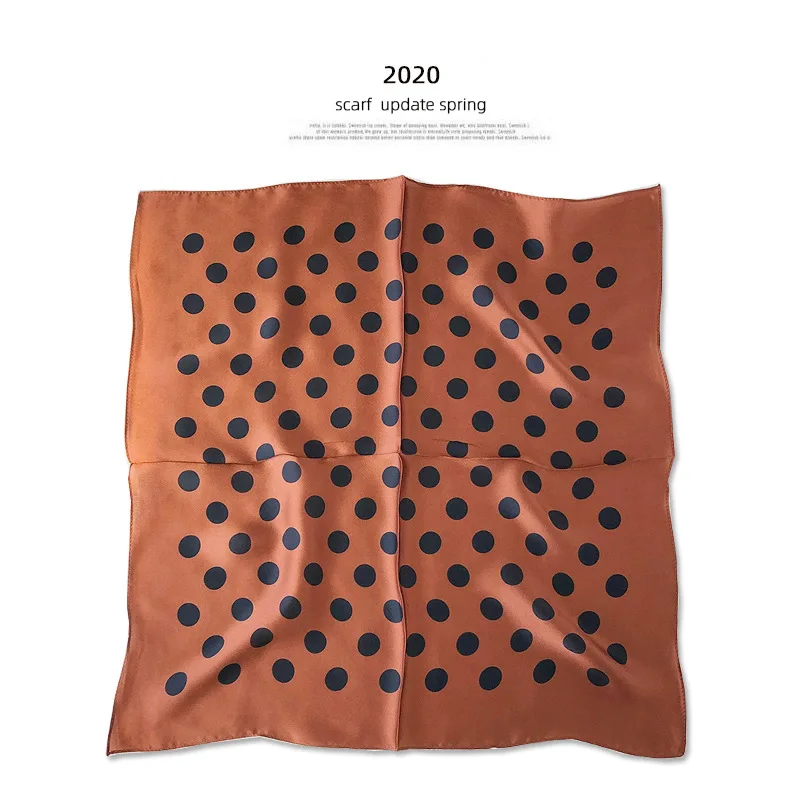 

2020 Brand Dot Women Pure Silk Scarf Hijab Wraps Female New Foulard Stole High Quality Lady Neck Scarves Poncho Pashmina Bandana