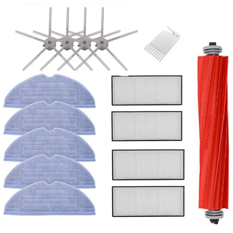 

Main Brush Hepa Filter Mopping Cloth Accessories for Xiaomi Roborock S7 T7S T7 Plus T7S Plus Mopping Cloth Spare Parts