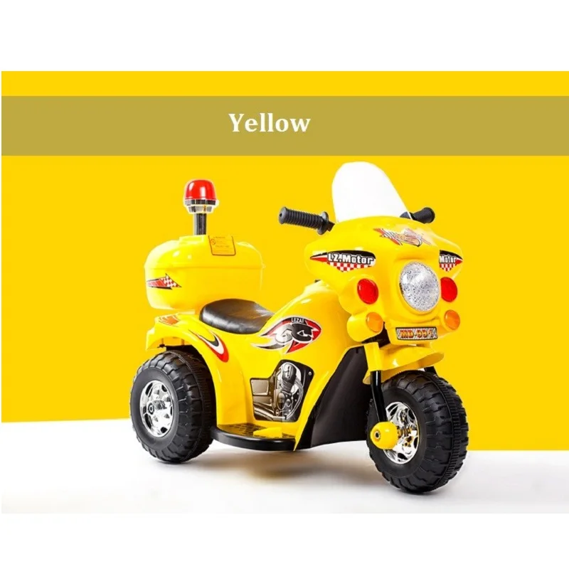 

Free shipping 2016 new Children electric motorcycle with multicolor lights Beetle car battery electric tricycle