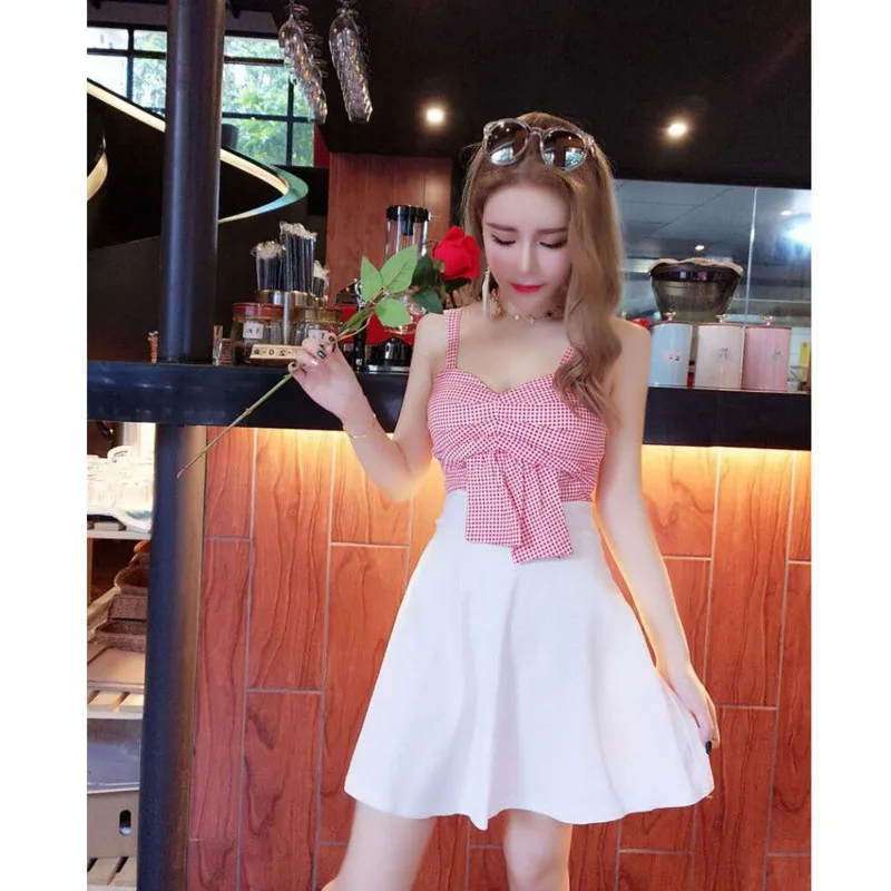 Сексуальная Женская одежда для ночного клуба 2021 летний топ приталенное милое