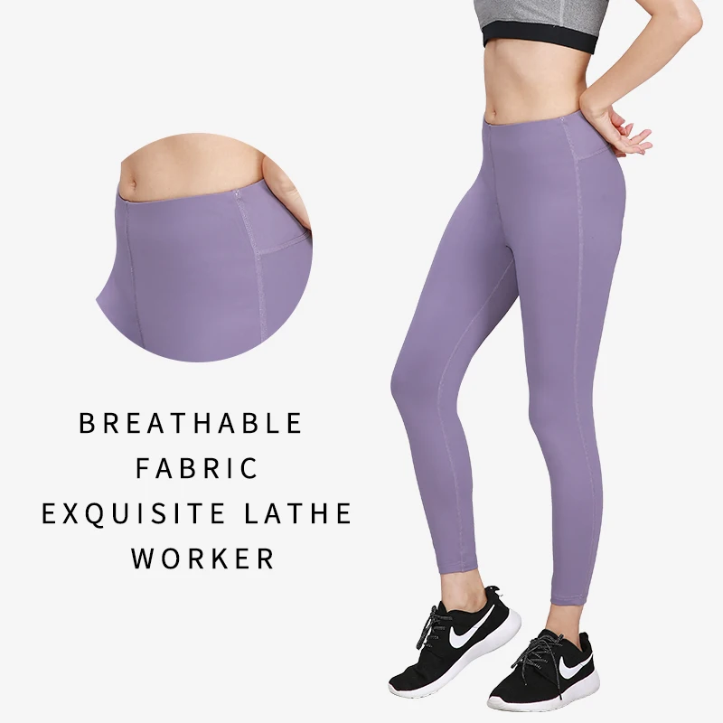 New Yoga Pants Womens High waist Sports Gym Leggings Stretchy Running Sportswear Exercise Fitness Workout Tights | Спорт и