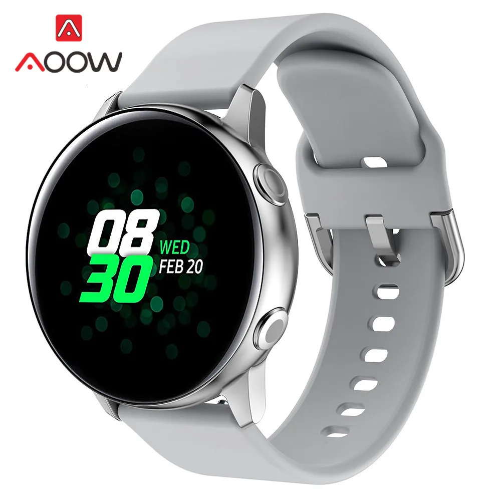 20 мм силиконовый ремешок для часов для samsung Galaxy Watch Active 42 мм Garmin Huami Amazfit bip huawei сменный Браслет