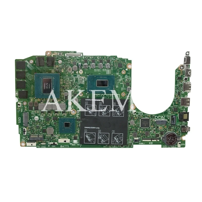 Günstig Laptop Motherboard Für For DELL Inspiron G3 15-3590 Original Mainboard I5-9300H GTX1660TI-6GB