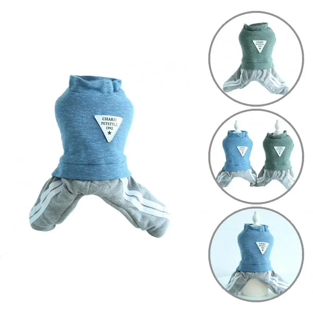 

Отличный костюм для собак, приятная для кожи ткань, Одежда для питомцев, мягкая теплая одежда для щенков с 4 ногами для путешествий, Комбинезоны для питомцев