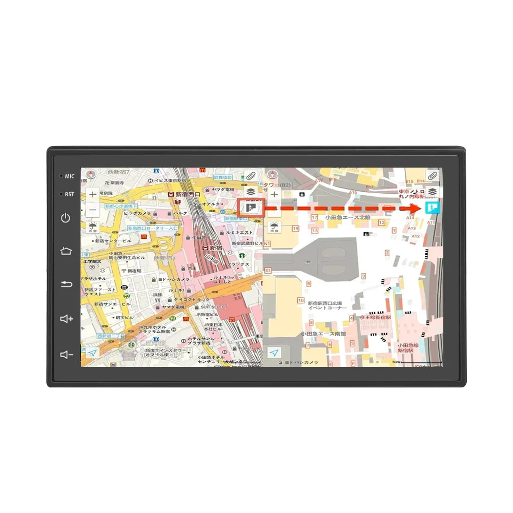 7 дюймов gps навигации для Android 8 1 ЖК дисплей HD MP5 Универсальный Беспроводной Bluetooth