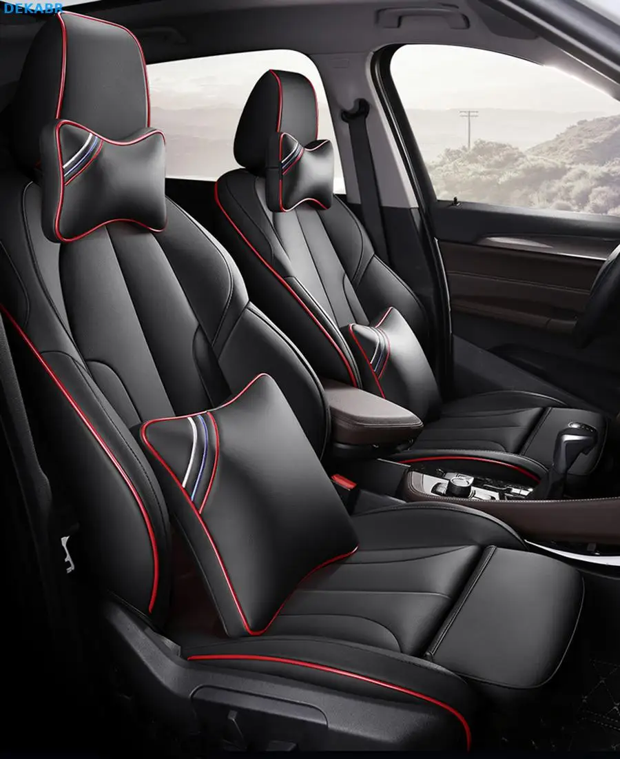 Кож специальные автомобильные чехлы на сиденья машины для BMW F10 F11 F15 F16 F20 F25 F30 F34 E60