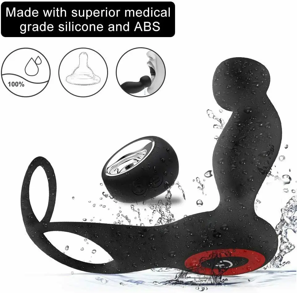 LOAEY мужской массаж простаты Дистанционное управление Анальный вибратор