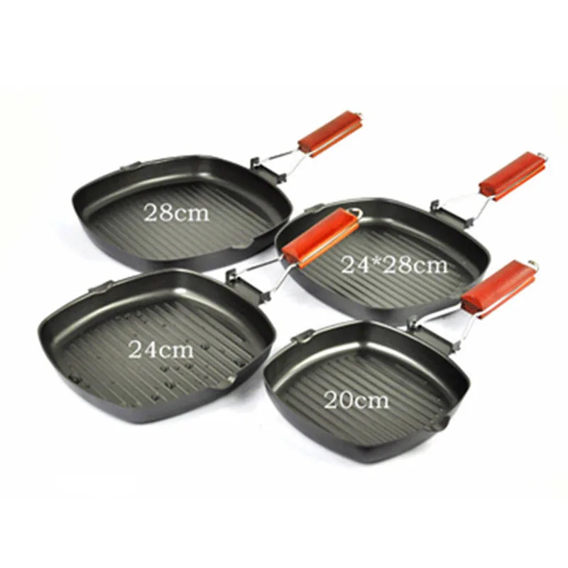 

Steak Pot Striped Pan Frying Pan Fried Steak Special Pot Non-stick Pan Gas Cooker Cookware Pots and Pans Cooking Pot Kitchen Pot