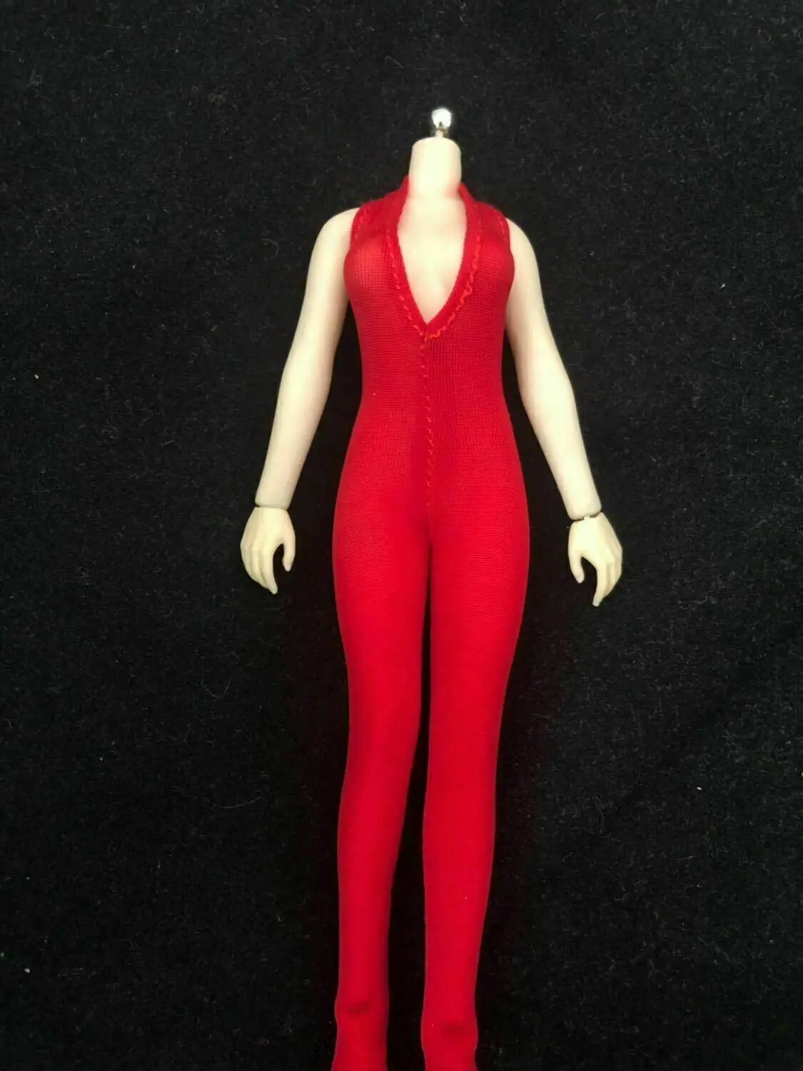 1/12 красный комбинезон облегающая боевая одежда женская с фигуркой PH 6 дюймов -