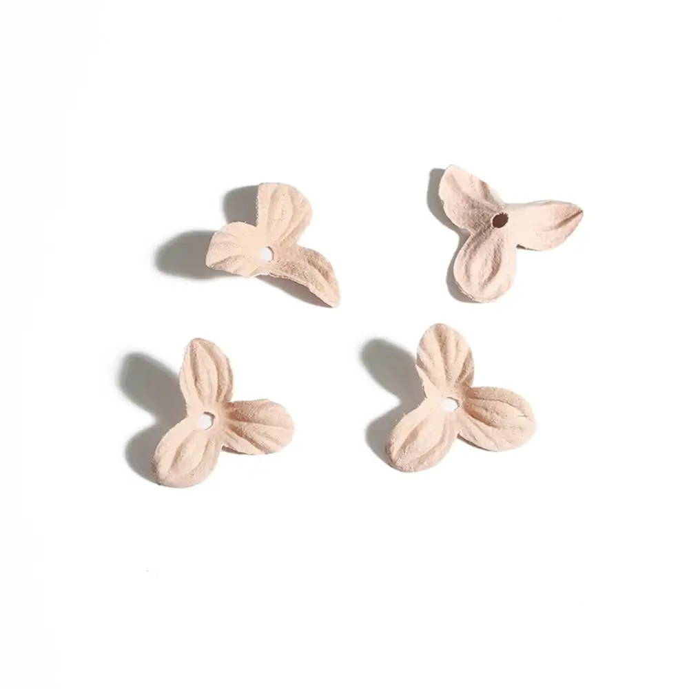 Beige 3 см маленькие Изысканные кожаные цветы искусственный цветок ручной работы головы Свадебные украшения DIY Скрапбукинг Ремесло поддельные цветы 30 шт - Цвет: Beige