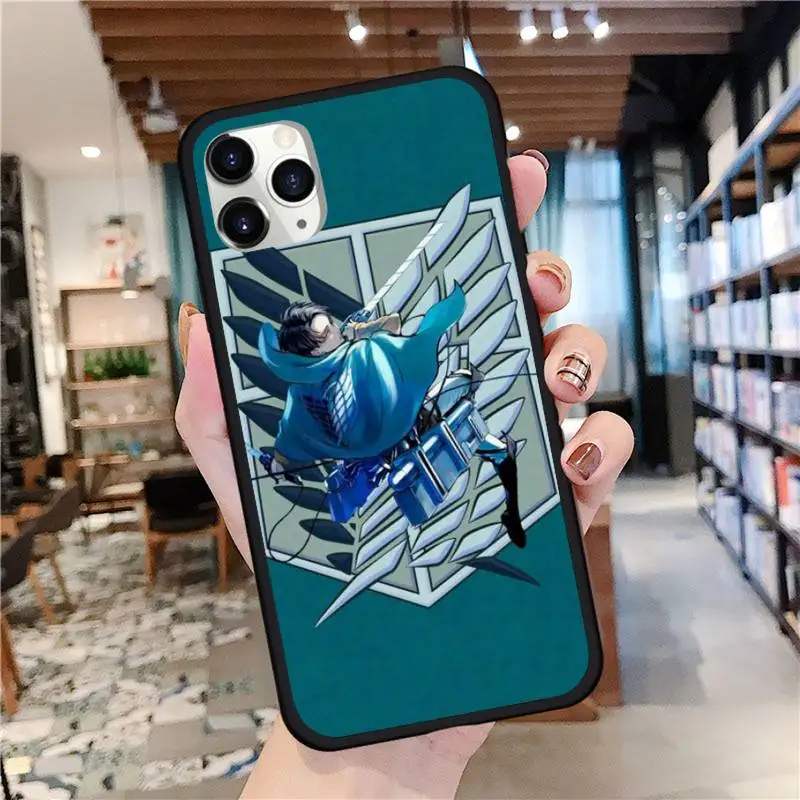 

Ackerman Attack on Titan anime Phone Case for iPhone 11 12 mini pro XS MAX 8 7 Plus X XS XR