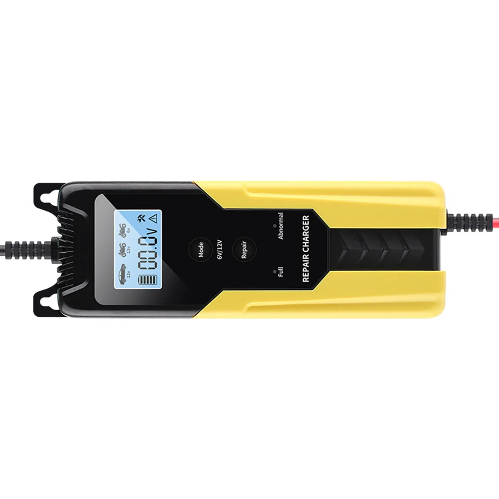 

Автоматическое автомобильное зарядное устройство для аккумуляторов, 1 шт., 6 в/12 В, мотоциклетное зарядное устройство с цифровым ЖК-дисплеем ...