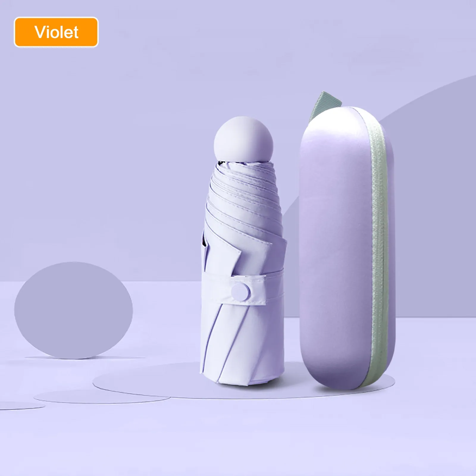 Модный Мини-зонт с карманом изготовленный на заказ маленький свежий виниловый