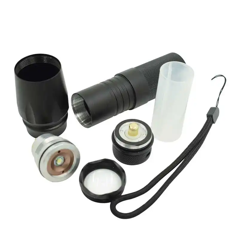 Водонепроницаемый светодиодный фонарик мощный масштабируемый 1600 лм T6