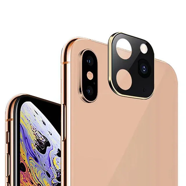 Поддельная камера для iPhone X XS 11 Pro защита экрана объектива Max Замена на чехол со