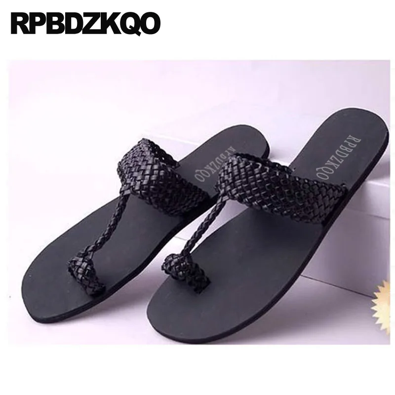 Сандалии мужские кожаные мягкие босоножки без застежки итальянский стиль