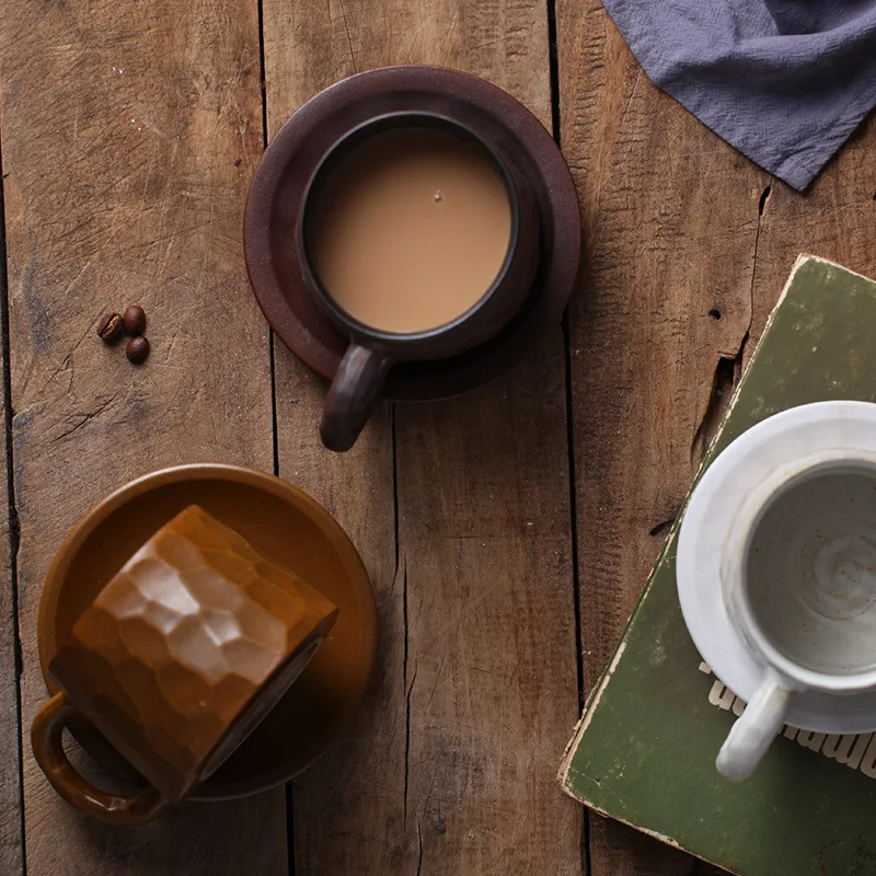 FANTERCY керамический набор посуды ручной работы японский ретро пуансон кофейная