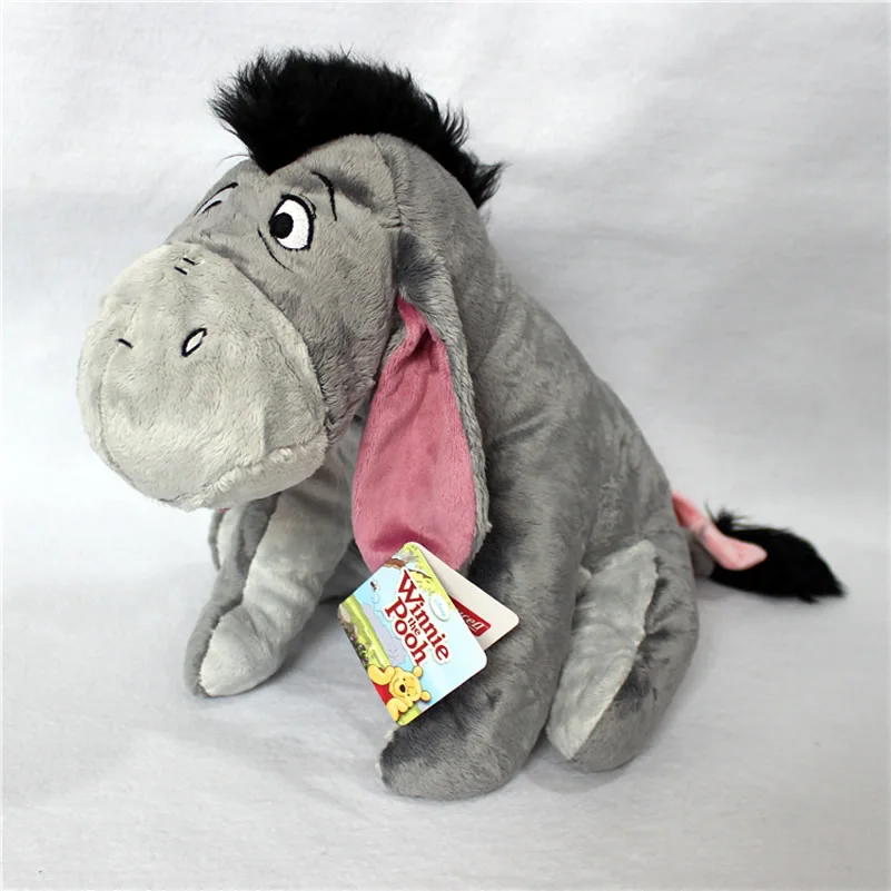 Классическая Ретро серая Eeyore Donkey Stuffe 36 см мягкая плюшевая игрушка-животное кукла