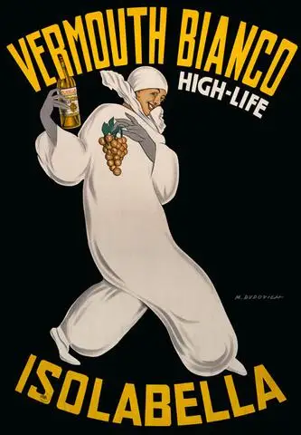 Vermouth Bianco высокой жизни рекламы крутой дизайн плакат Винтаж Ретро холст DIY