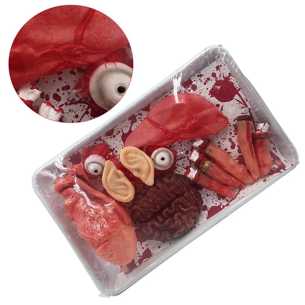 

1 Bag 2 Boxes Body Creepy Props Prank Toys (Assorted Color)