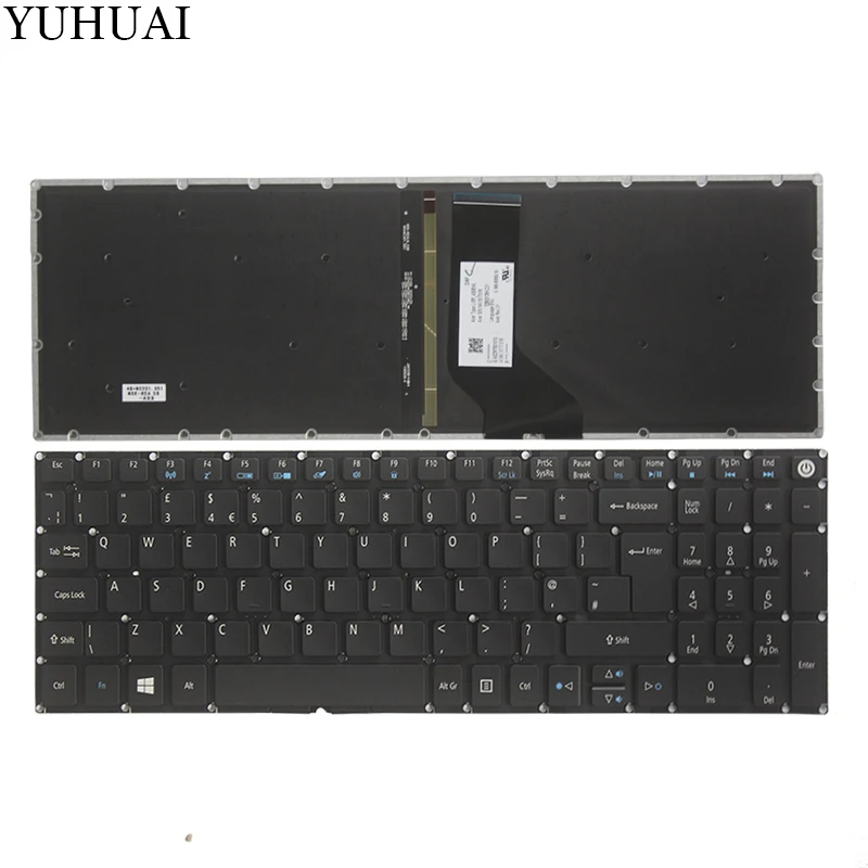 Новая английская клавиатура для Acer Aspire 5 A515 41 41G 12AX UK с подсветкой|Клавиатуры