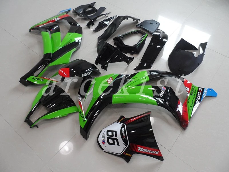 Литье под давлением мотоцикл Новый ABS Обтекатели комплект подходит для kawasaki Ninja