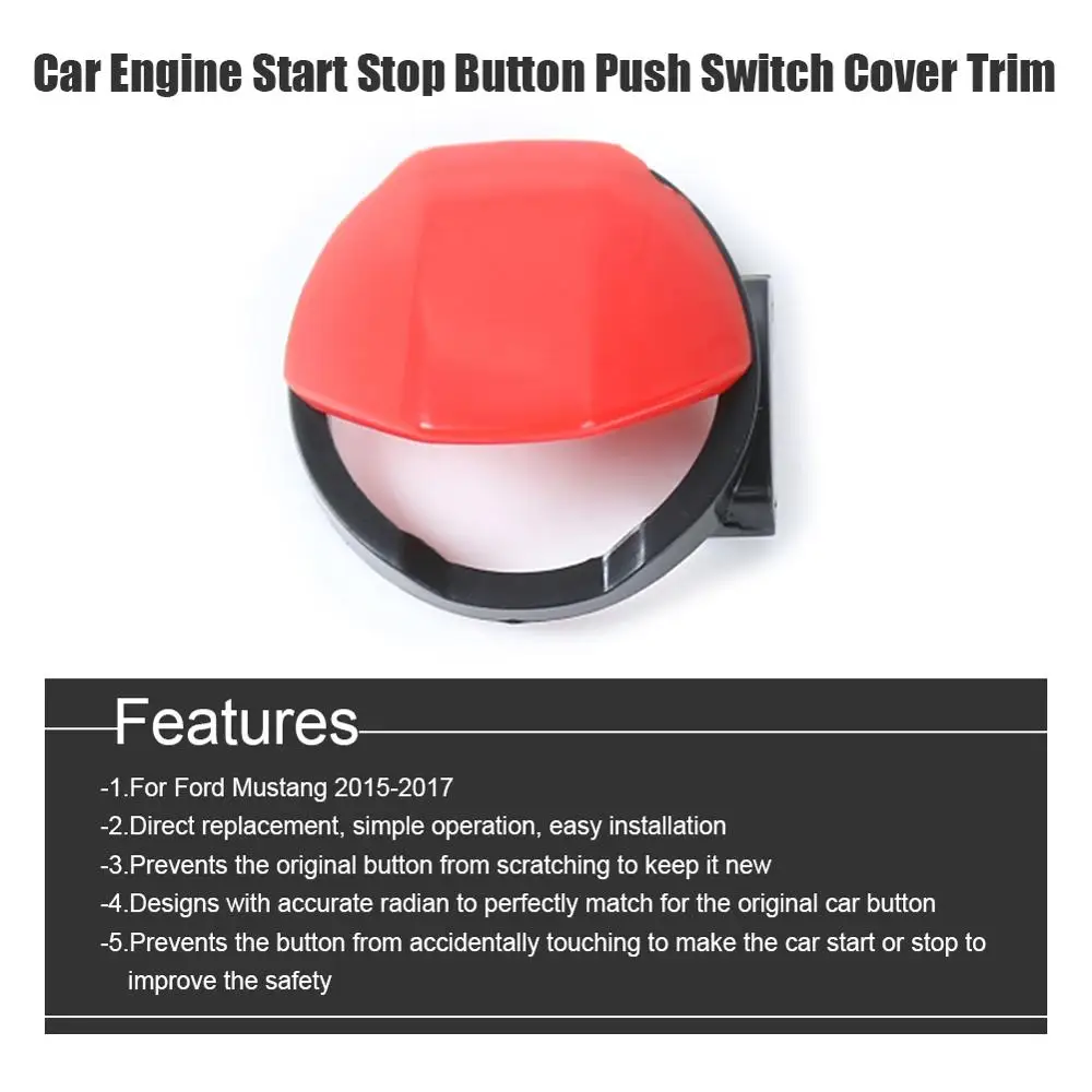 Крышка кнопки двигателя для автомобиля Ford кнопка запуска кнопочный