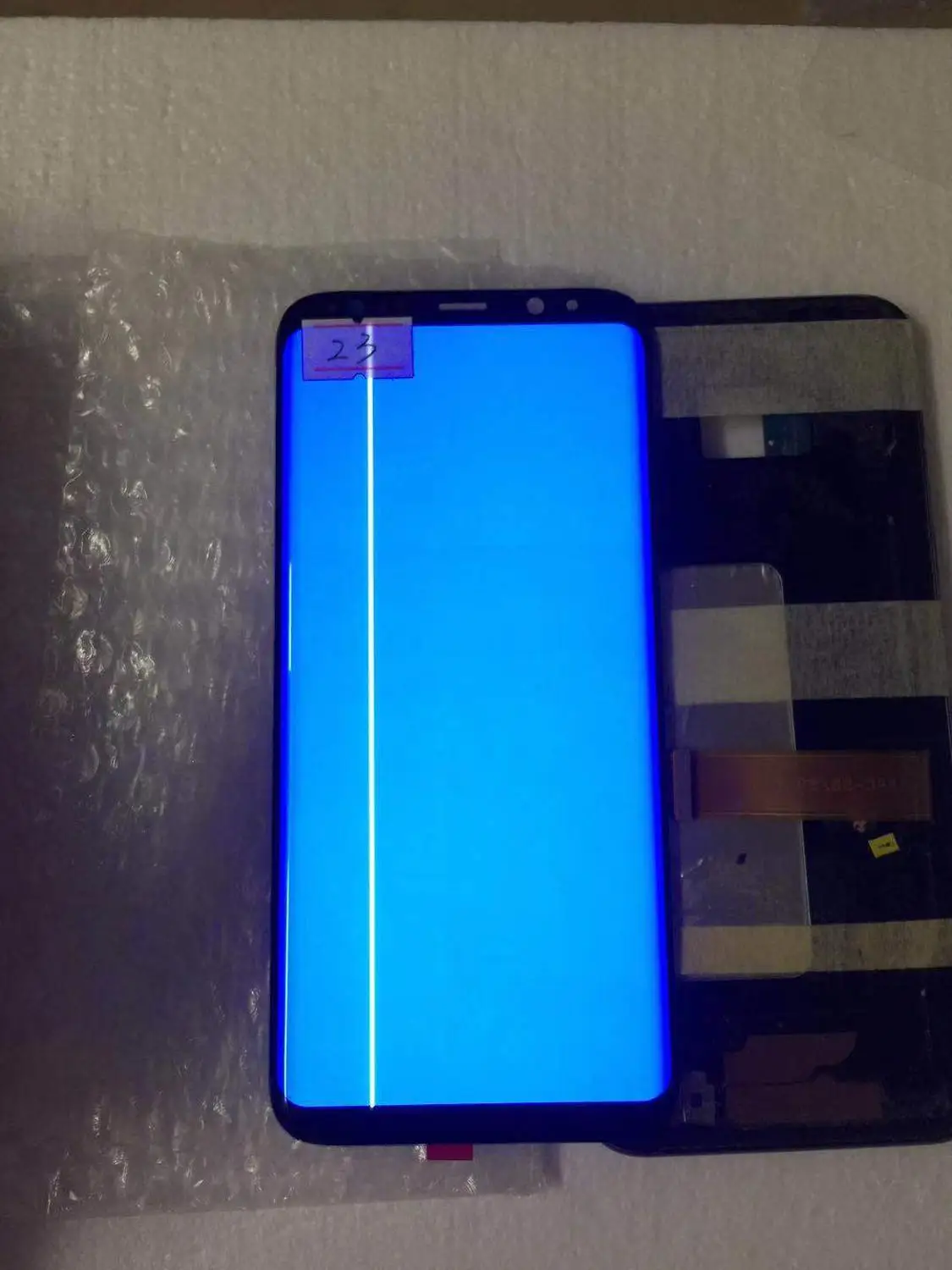 NO.23 AMOLED с линией для samsung Galaxy S8 PLUS G955A G955U G955F ЖК-дисплей кодирующий преобразователь сенсорного экрана в сборе - Цвет: NO.23