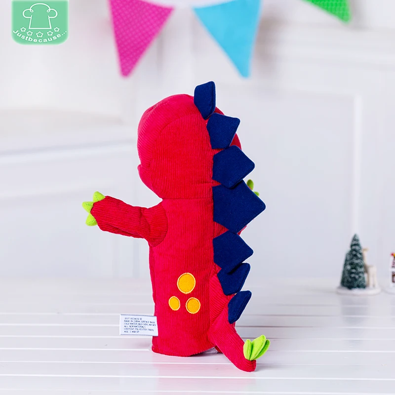 Трицератопс динозавр Тираннозавр Рекс 32 см ручная кукла Мультяшные плюшевые