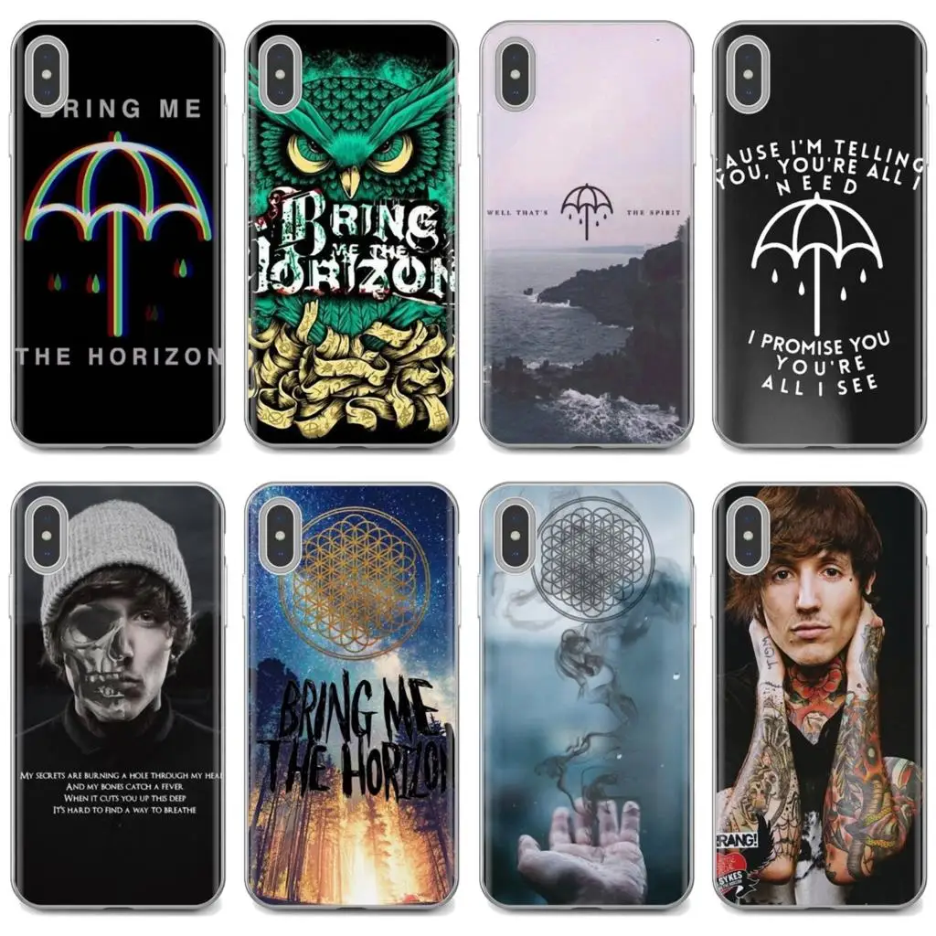 Чехол для телефона Huawei Mate 7 8 9 10 20 30 40 Lite Pro P Smart 2018 2019 Plus G7 G8 Bring Me The Horizon Metalcore