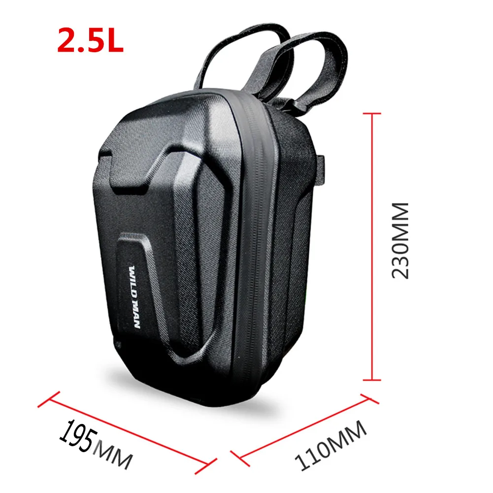 2.5L Передняя сумка для электрического скутера Xiaomi Mijia M365 Segway Ninebot ES2, аксессуары, сумка с ручкой на голову, зарядное устройство, сумка для хранения инструментов - Цвет: 2.5L