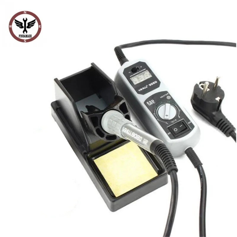 FINDAMAZE 926 110-240 в 60 Вт Регулируемая температура цифровой дисплей паяльник станция наконечник Weller база