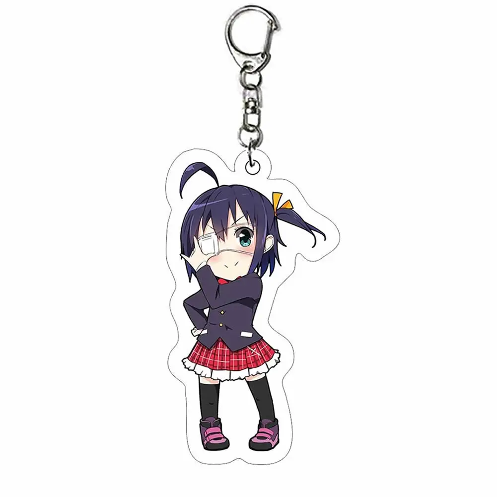 

CosNoble Takanashi Rikka Keychain Anime Love Chunibyo Other Delusions Cosplay Costume Pendant