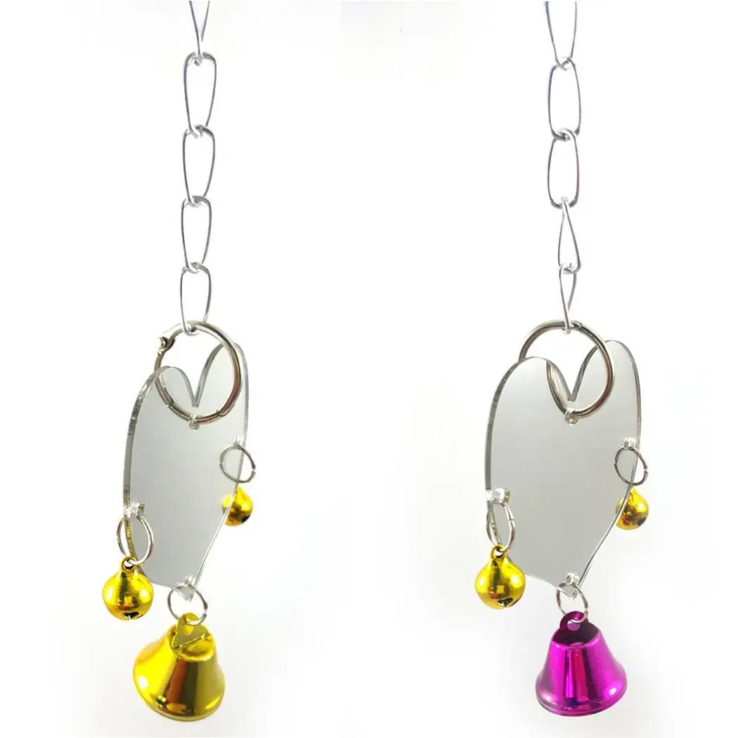 Красочный игрушечный попугай в форме сердца как на картинке зеркальные игрушки