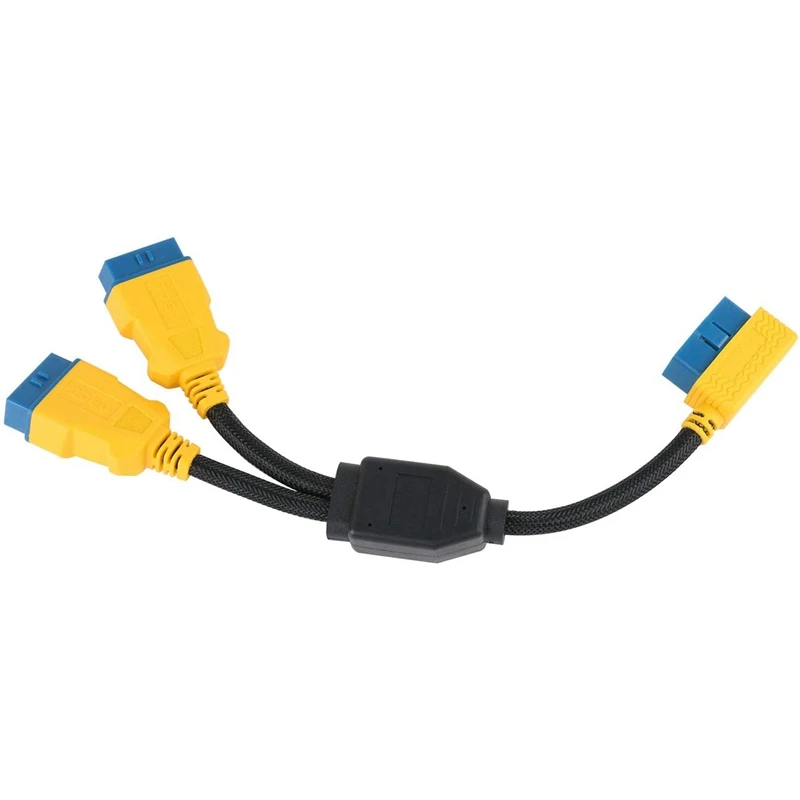 

35cm OBD-2 Extension Splitter Cable Adapter 16Pin Extender Cord for Connecting Code Reader Scanner Diagnostic Tool