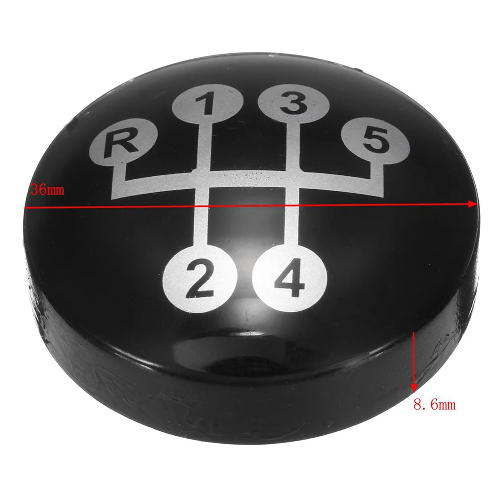 5 Speed ​​Gear Knob Cap Наклейка Обрезка знак Вставка для Opel / Vauxhall Astra Corsa Meriva Tigra Vectra Zafira