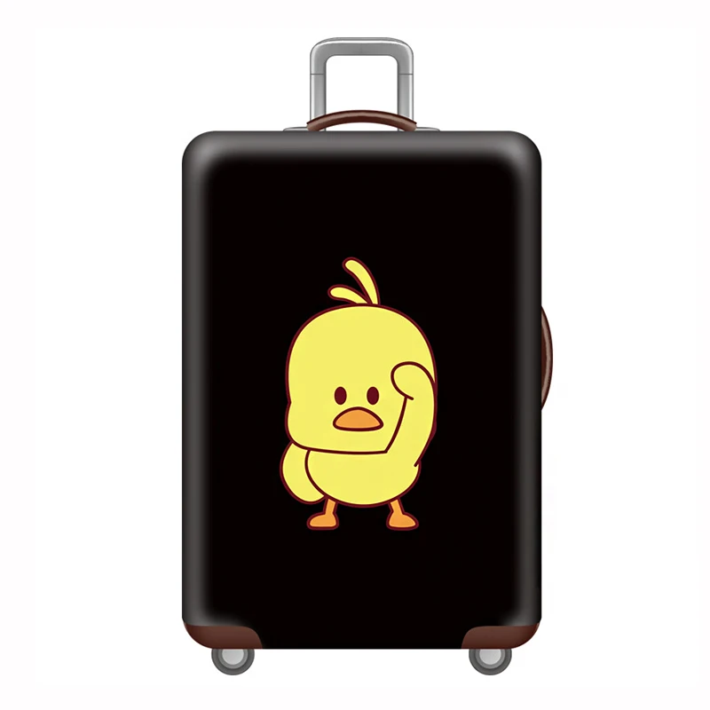 t Luggage cover Эластичный чехол для костюма, чехол для багажа, чехол для багажа на колесиках, пылезащитный чехол 18-32 дюймов, чехол для костюма, пылезащитный чехол, аксессуары для путешествий - Цвет: t Luggage cover