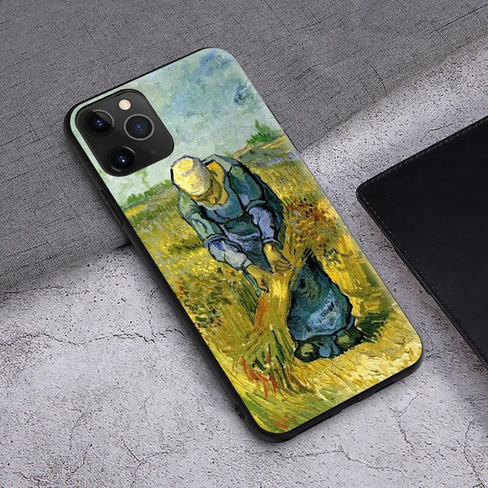 WEBBEDEPP Van Gogh мягкий силиконовый чехол с черепом Tardis для iPhone 12 Mini 11 Pro XS MAX XR X 8 7 6 6s 5 5s